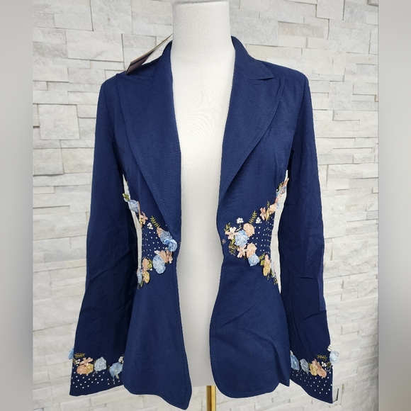 Blazer Austin Reed Bleu navy for women - Picture 4 of 13